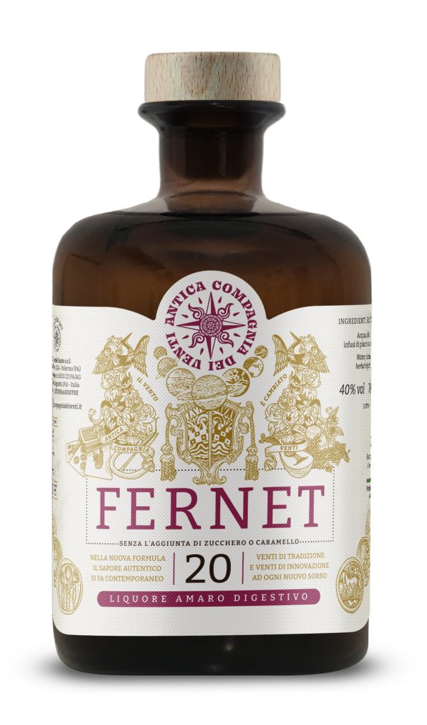 FERNET 20, rivisitazione in chiave contemporanea del liquore vintage.